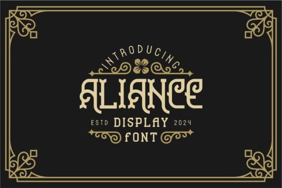 Aliance: A Vintage Font for Bold Campaigns