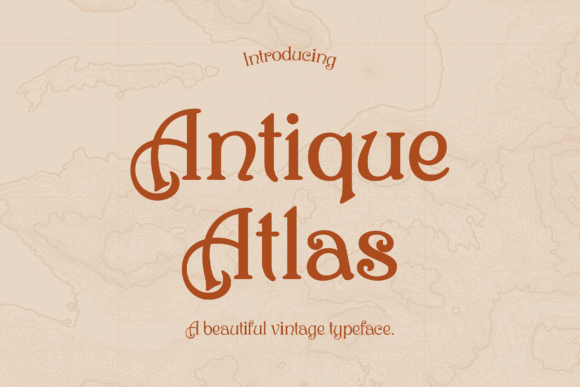 Antique Atlas Font for Web Design