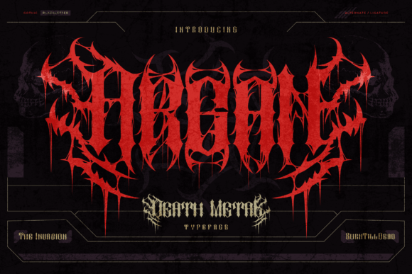Argan: A Bold Font for Blackletter Campaigns