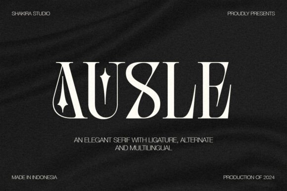 Ausle: A Sophisticated Serif Font for Business Branding