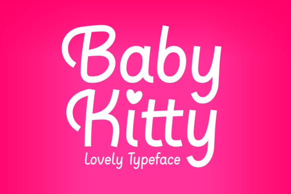 Baby Kitty Font: Sweet & Stylish