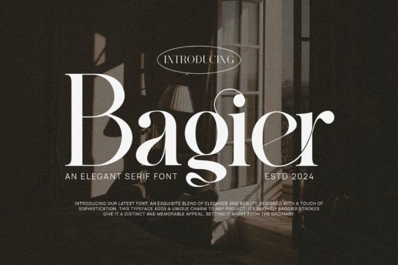Bagier: A Timeless Serif Font