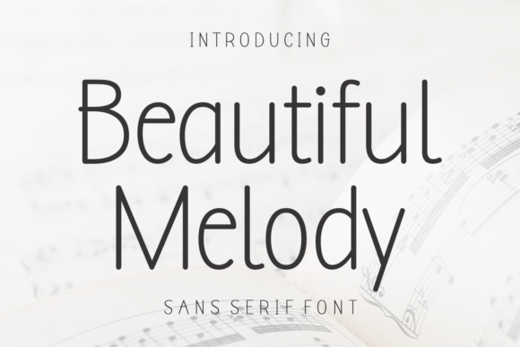 Beautiful Melody Font for Clear Campaigns