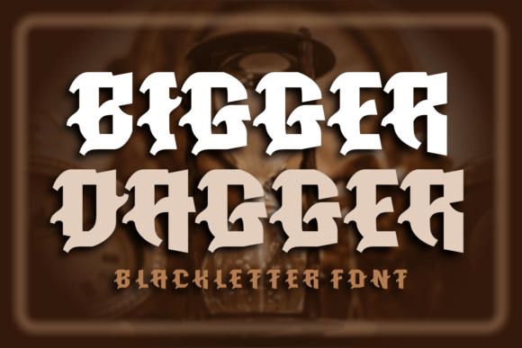 Bigger Dagger Font for Bold Web Design