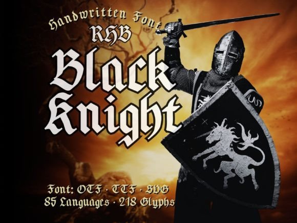 Blackknight Font for Web Design