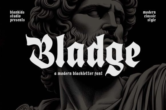 Bladge Font for Editorial Design