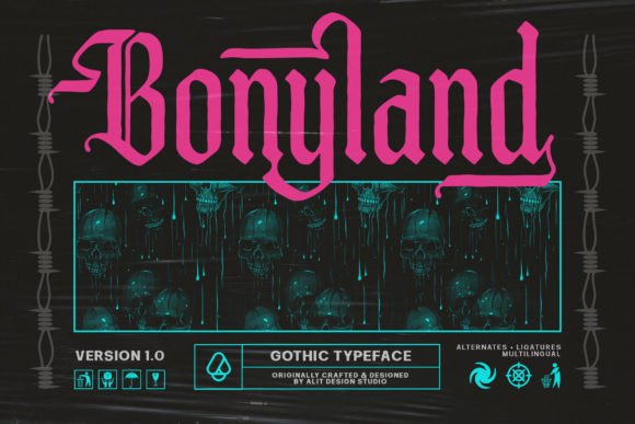 Bonyland: Vintage Typography with Power