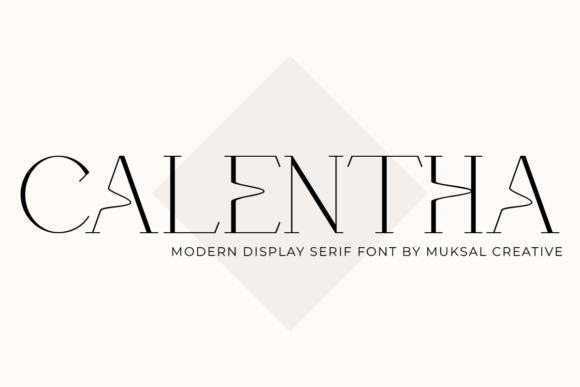 Calentha: A Serif Font for Modern Campaigns