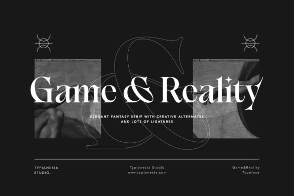 Game Reality Font for Creative Projects