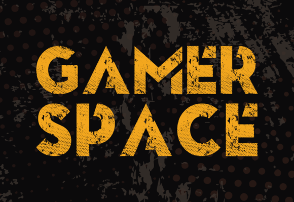 Gamer Space: A Bold Typographic Choice