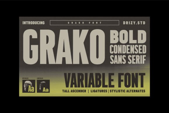 Grako: Bold Sans Serif for Impact