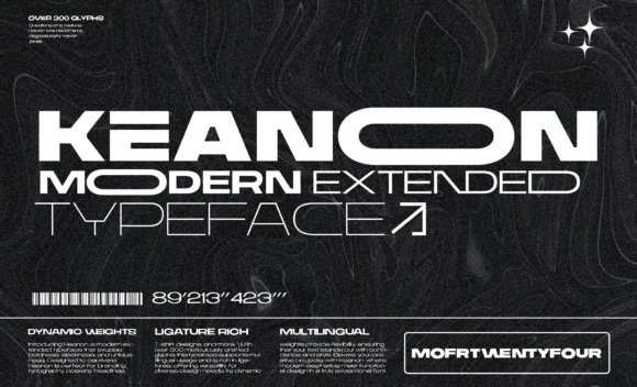 Keanon: A Modern Typeface for Elegant Design