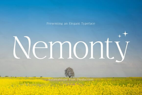 Nemonty: A Serif Font for Real-World Design