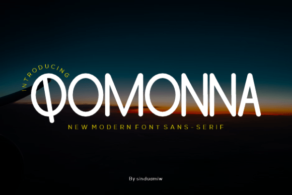 Qomonna: A Modern Font for Business