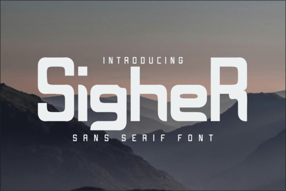 Sigher Font: Elegant & Practical