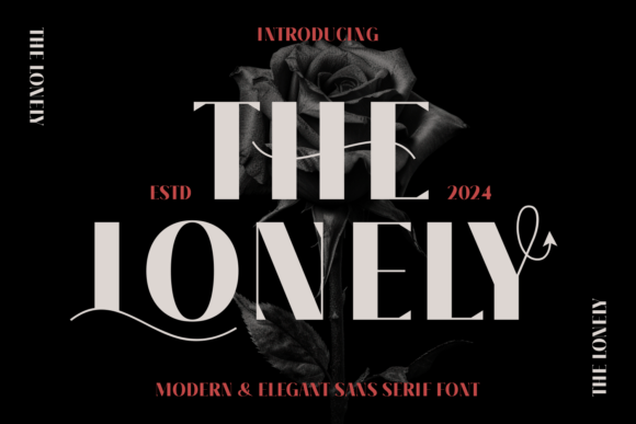 The Lonely Font: Modern Elegance for Digital Marketing
