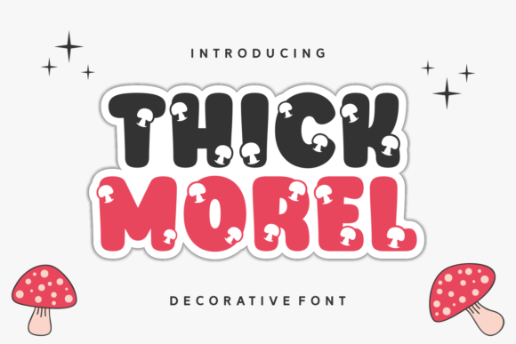 Thick Morel Font for Bold Branding