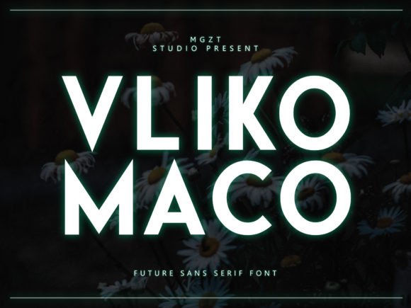 Vlikomaco Font for Creative Projects