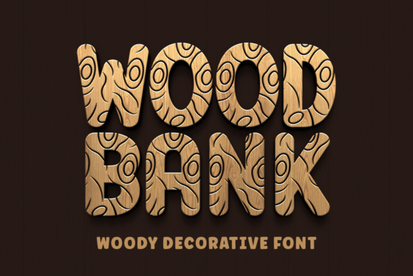 Wood Bank Font for Bold Campaigns